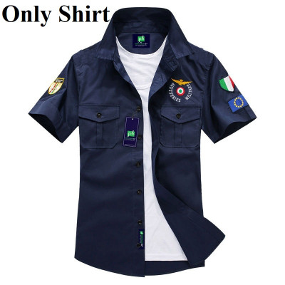 Men's Premium Quality Embotary Short Sleeve Shirt Courtesy by infinitestitch.com