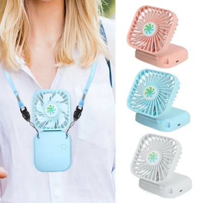 Multi Function Three Speed Hanging Mini Neck Fan